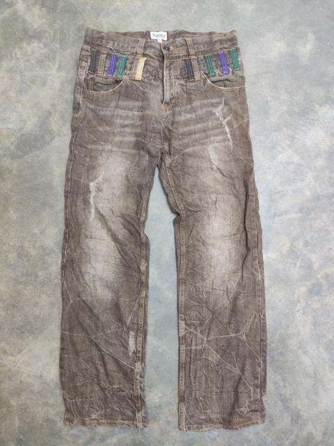 Other Designers Distressed Denim - Nylaus Jeans Distressed double waist