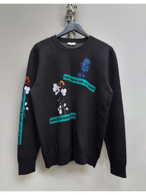 Dior Dior FW 17 "They Should Just Let Us Rave" Knit Sweater