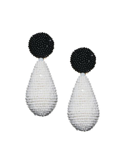 SACHIN & BABI ALENA EARRINGS - WHITE/JET