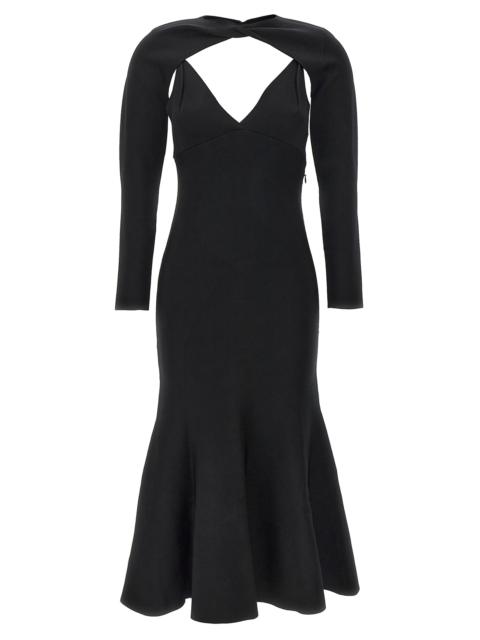 Roland Mouret Women Stretch Knit Midi Dress