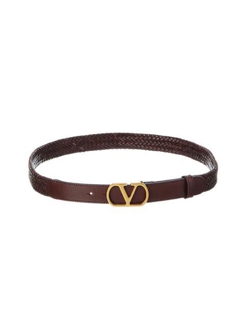 Valentino Valentino VLogo Signature Leather Belt