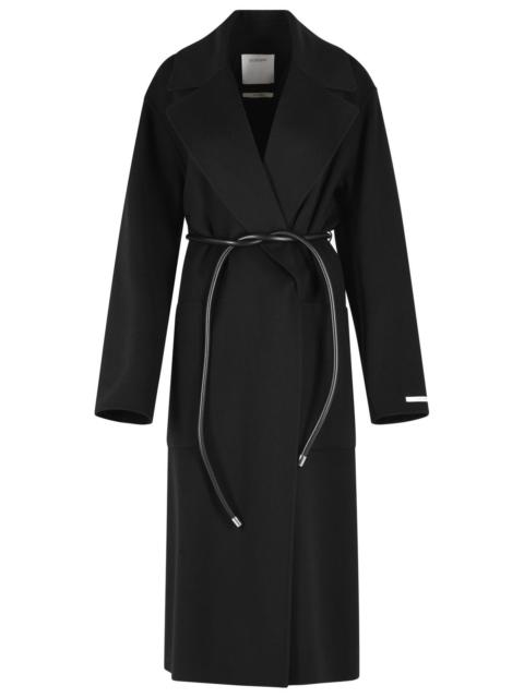 Sportmax Sportmax ZANNATA Oversize Black Virgin Wool Coat