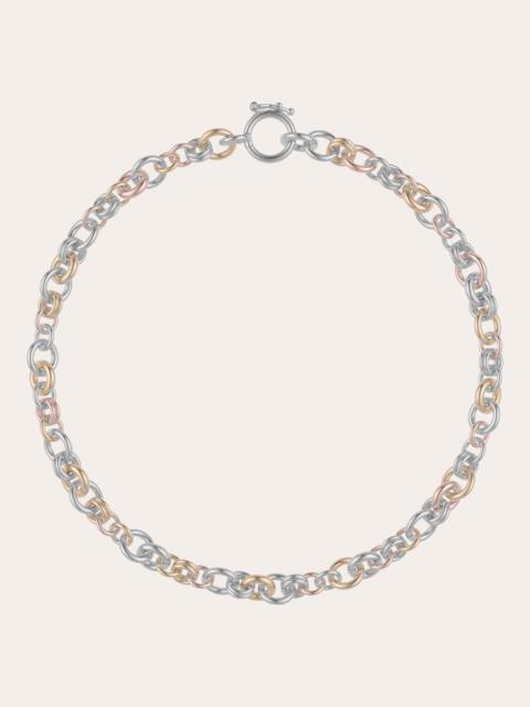 Spinelli Kilcollin Helio 18K Gold Sterling Silver Chain Bracelet