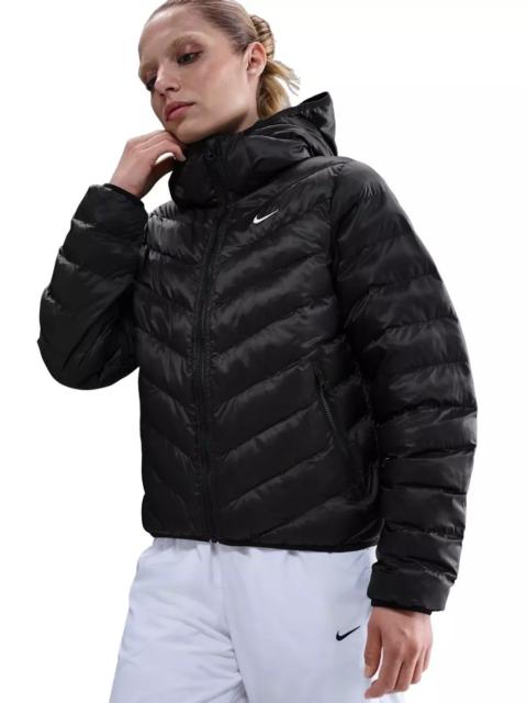 Nike Women's Sportswear Windpuffer Therma-FIT Hooded Puffer -Black