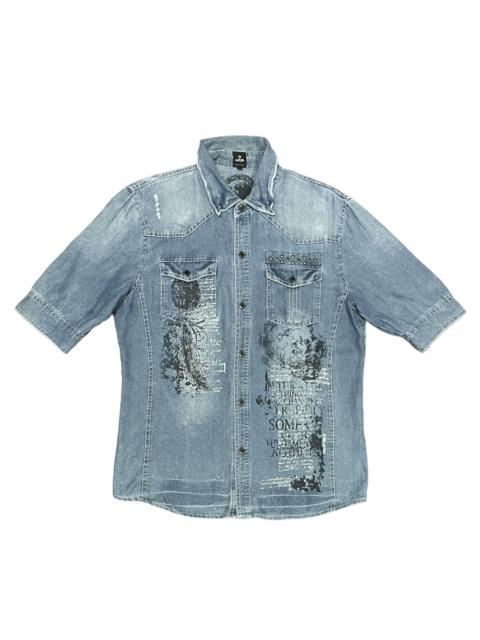 Other Designers Designer - Rare💥Semantic Design Punk Seditionaries Denim Shirts