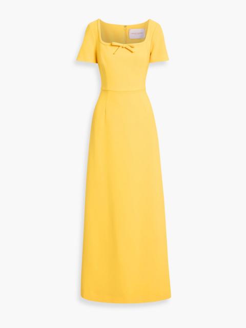 CAROLINA HERRERA Bow-detailed crepe gown
