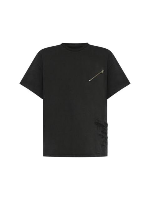 zip-pocket T-shirt