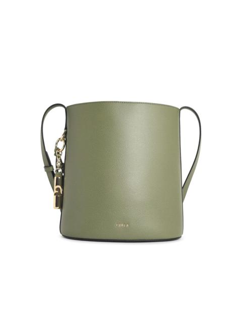 FURLA Furla Roxie' Bucket Bag In Green Leather