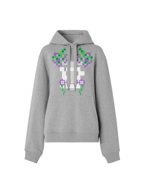 Burberry x Minecraft Poulter Monogram Motif Print Cotton Hoodie