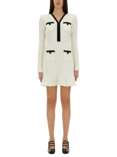 self-portrait Self-Portrait Women Beaded Knit Mini Dress