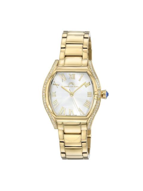 Porsamo Bleu - Porsamo Bleu Celine Quartz Silver Dial Ladies Watch 1002DCES