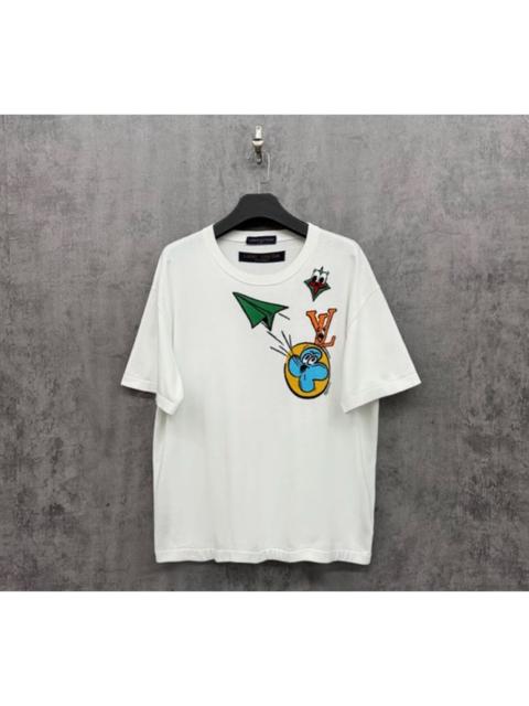 Louis Vuitton Louis Vuitton LV sheep embroidered logo knit sweater