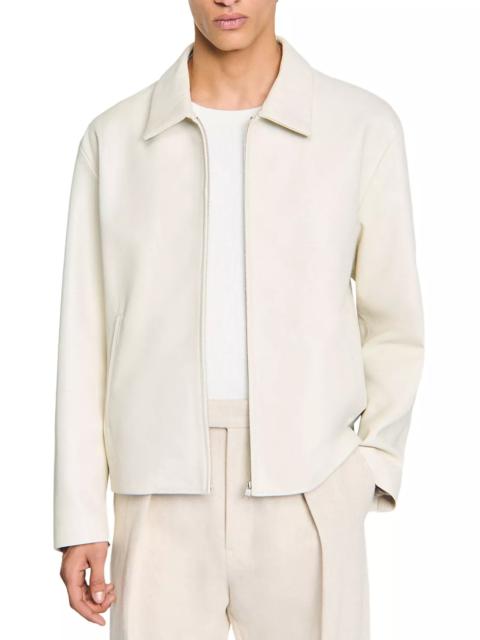 Sandro Classic Leather Jacket