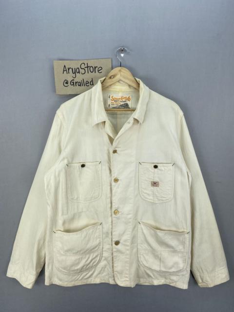 Sugar Cane & Co Herringbone Twill HBT Chore Jacket