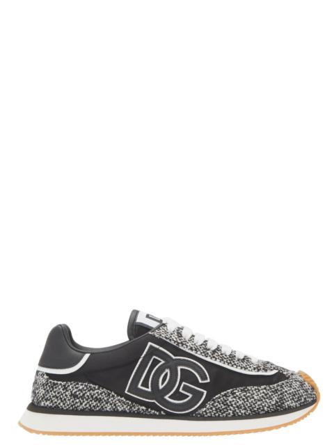 Dolce & Gabbana Dolce & Gabbana Men Low-Top Wool Dotted Sneakers