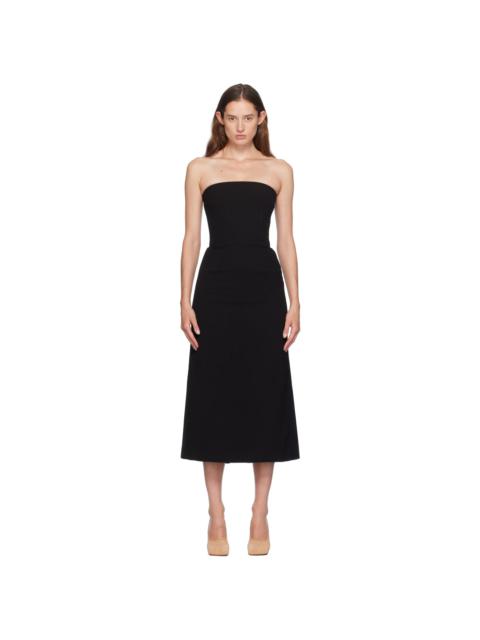 16ARLINGTON Black Noctula Midi Dress