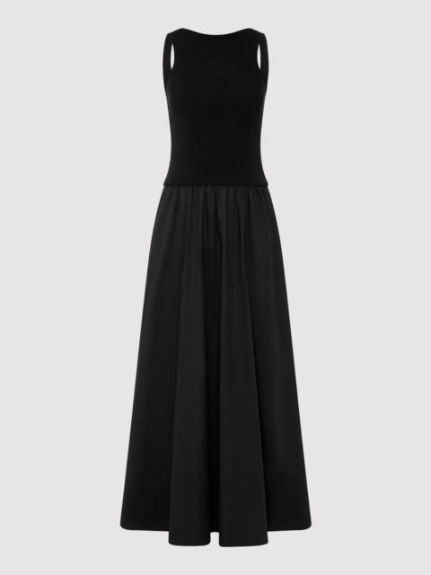 ST. AGNI Bateau Cut Out Dress - Black