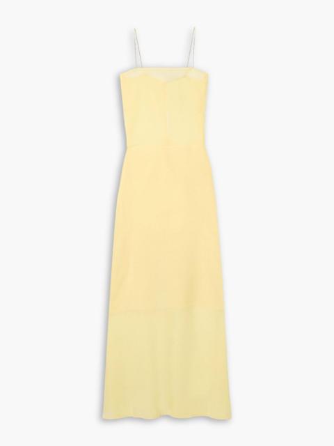 JACQUEMUS Brezza crepe gown