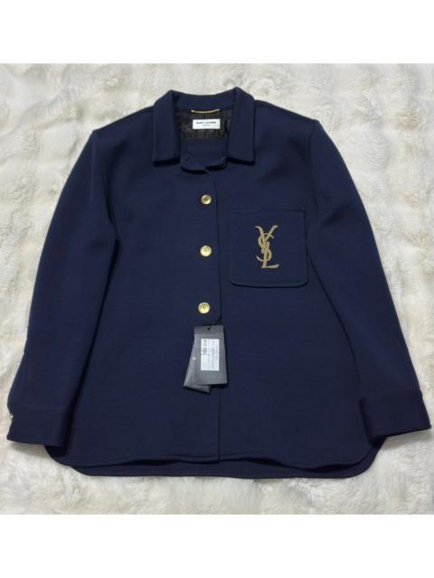 SAINT LAURENT Saint Laurent (YSL) New Logo Shirt/Jacket
