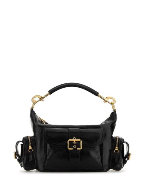 Chloé Chloe Women Black Leather Camera Bag Handbag