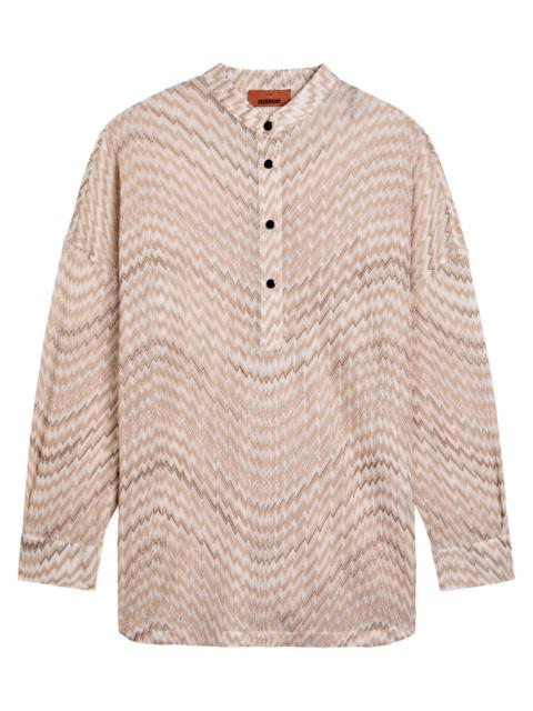 Missoni Missoni Zigzag Fine-knit Blouse
