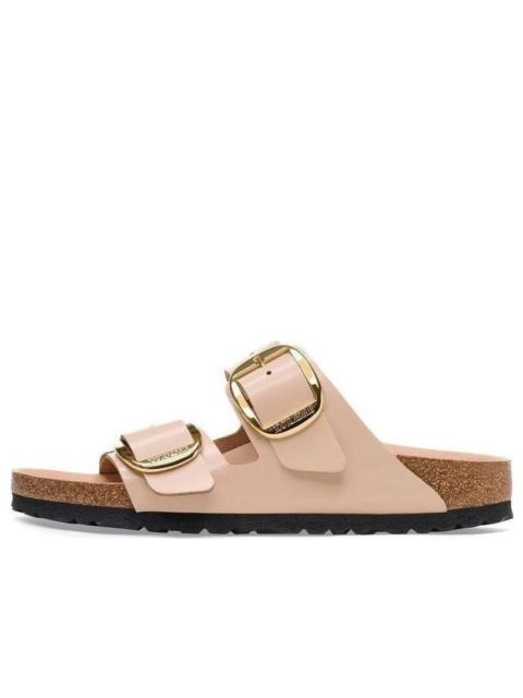 BIRKENSTOCK (WMNS) Birkenstock Arizona Big Buckle Nubuk Leather Narrow Fit 'Soft Pink' 1026553