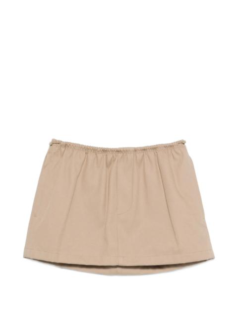 Alexander Wang Alexander Wang Logo-waistband Mini Skirt