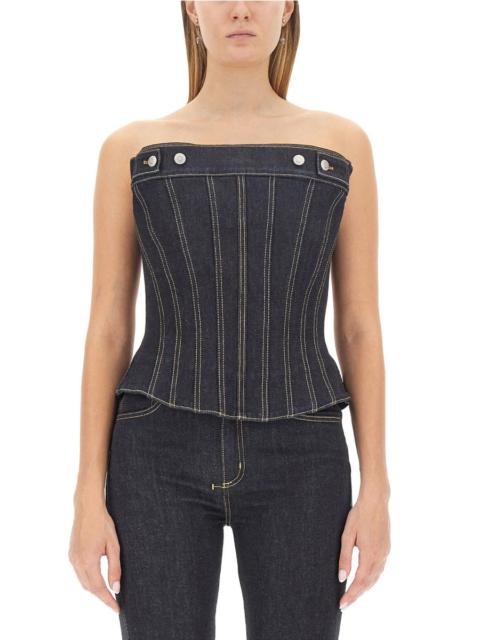 Alexander McQueen Alexander Mcqueen Women Top In Bustier
