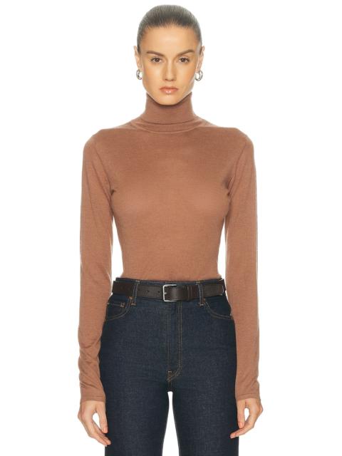 RENGGLI Cashmere Silk Fitted Turtleneck Sweater