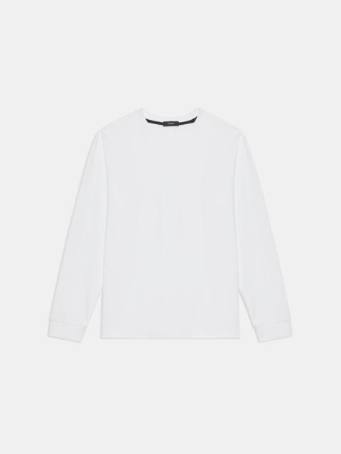Theory Long-Sleeve Tee in Stretch Jersey