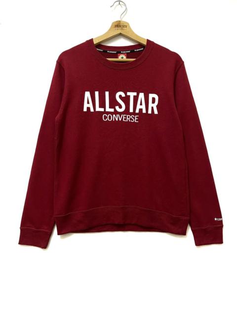 Converse Converse All Star Spellout Sweatshirt Red Medium