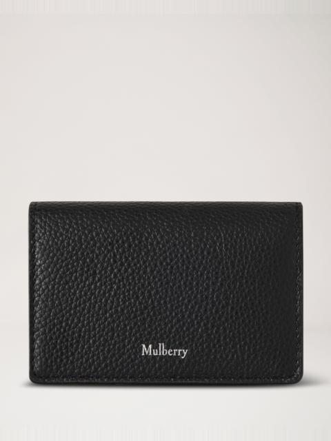 Mulberry Continental Card Case
Black Small Classic Grain