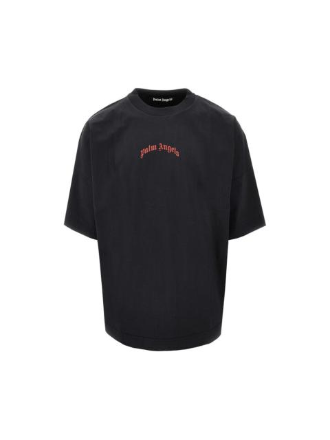 Palm Angels CURVED LOGO OVERSIZED T-SHIRT