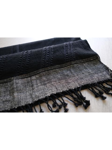 Yohji Yamamoto YYPH SS24 Hand-Stitch Cotton-Silk Scarf