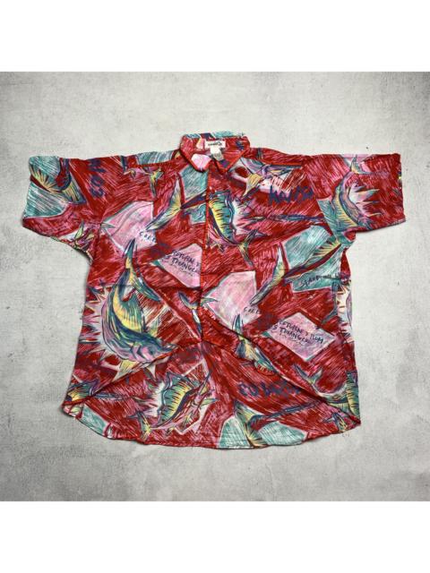 Other Designers Kansai Yamamoto - Vintage Kansai O2 Marlin Printed Shirt