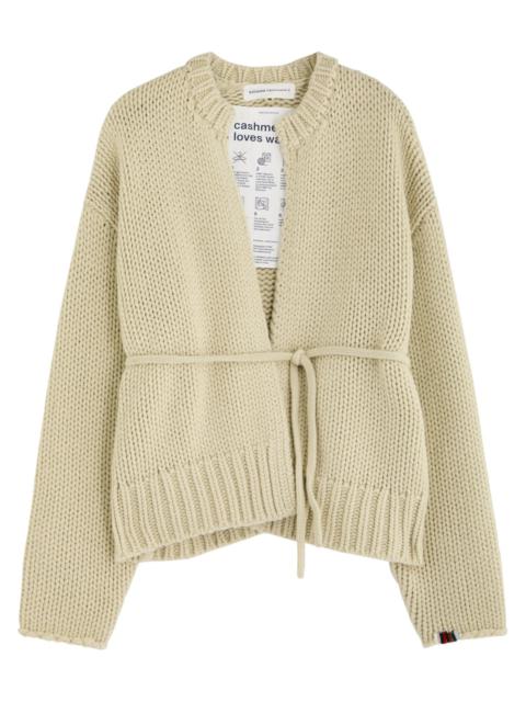 Extreme Cashmere N°384 Ginza Belted Cashmere Cardigan