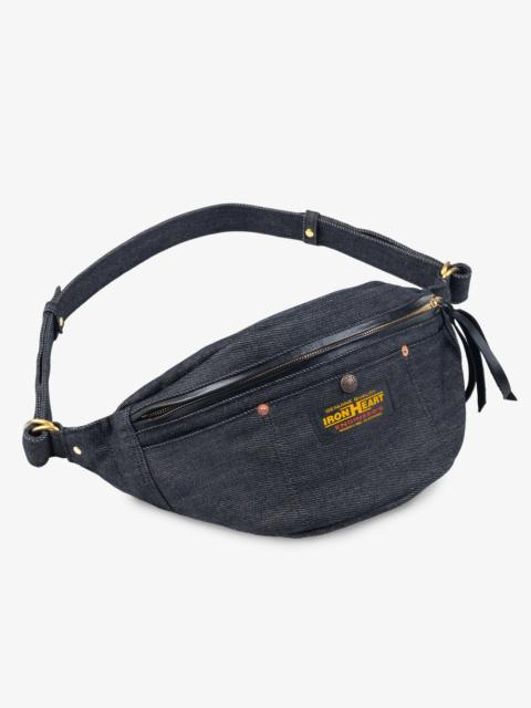 Iron Heart 21OZ SELVEDGE DENIM WAIST BAG - INDIGO