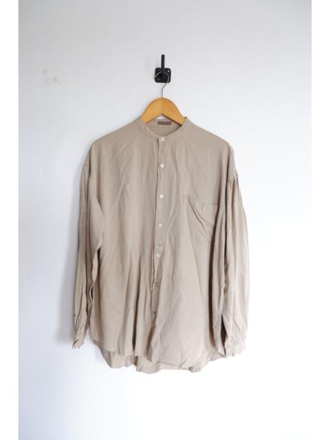 Yohji Yamamoto Y's For Men Silk Mandarin Collar Shirt