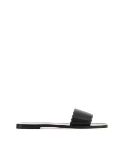 Milla leather slides