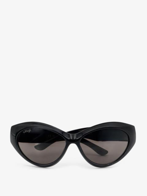 GUCCI Gucci Acetate Cat-Eye Sunglasses Black