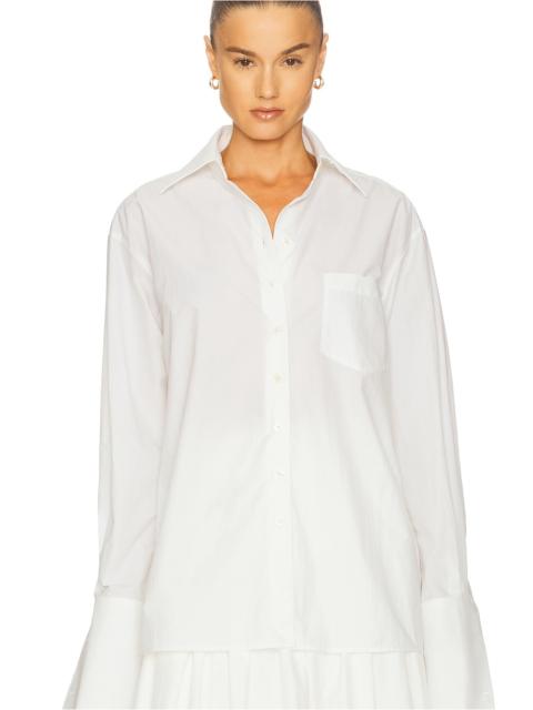 HELSA Classic Oversized Shirt in Tech Poplin