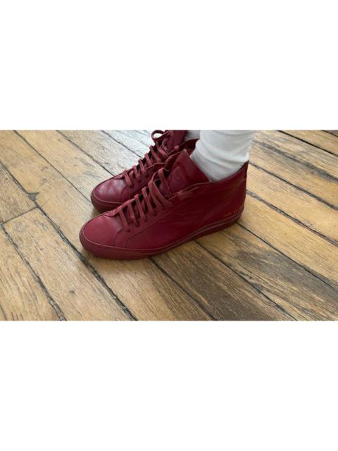 Common Projects Common Projects Achilles Hi Top Burgundy - 41 IT