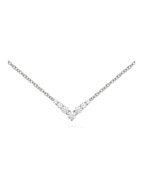 MELISSA KAYE Mini Aria Diamond Necklace - White Gold