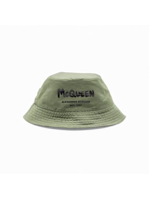 Alexander McQueen Graffiti Bucket Hat Size M Green - NWT $410