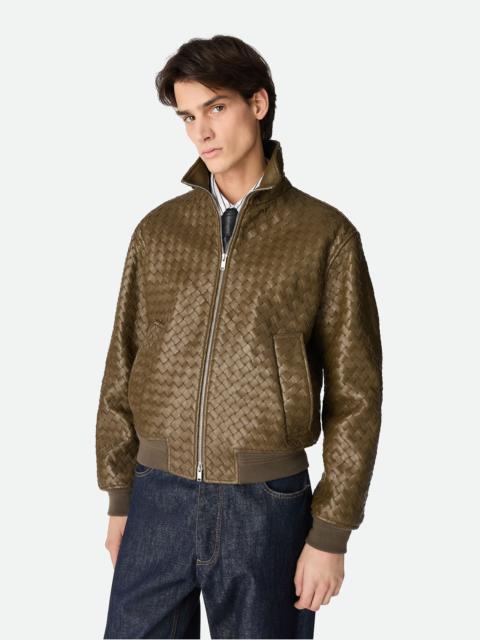 Bottega Veneta Intrecciato Leather Blouson