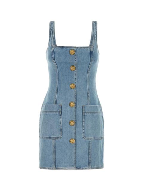 Balmain Balmain Women Stretch Denim Dress