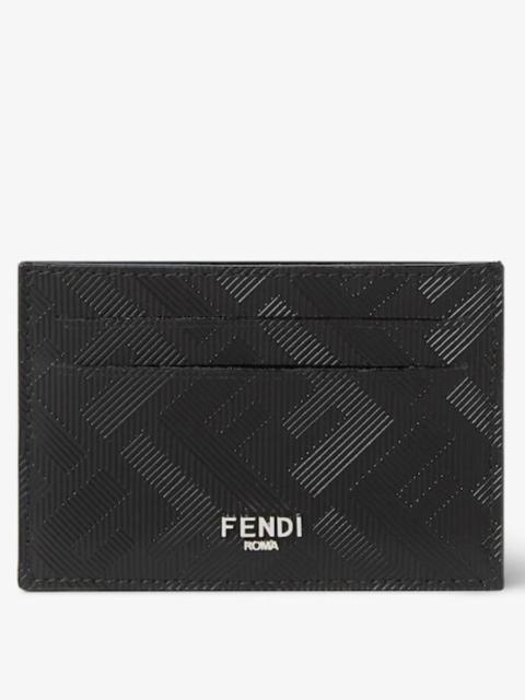 FENDI Fendi Shadow Slim Leather Card Holder