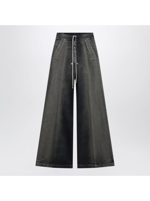 Rick Owens Rick Owens Wide-Leg Pants In Grey Degrade Denim Men