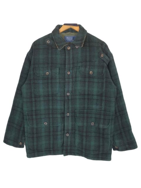 Ralph Lauren Vintage 90s Polo By Ralph Lauren Jacket Plaid Barn Coat