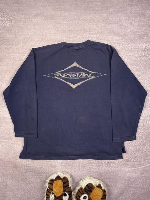 Other Designers Le Laboureur - True Vintage 90s Sanshine Faded Mud Embroidered Sweatshirt
